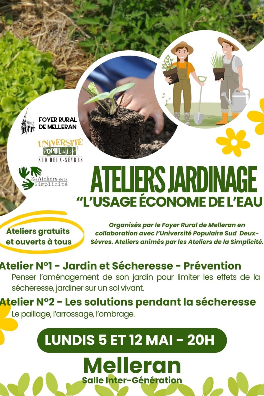 Ateliers jardin à Melleran