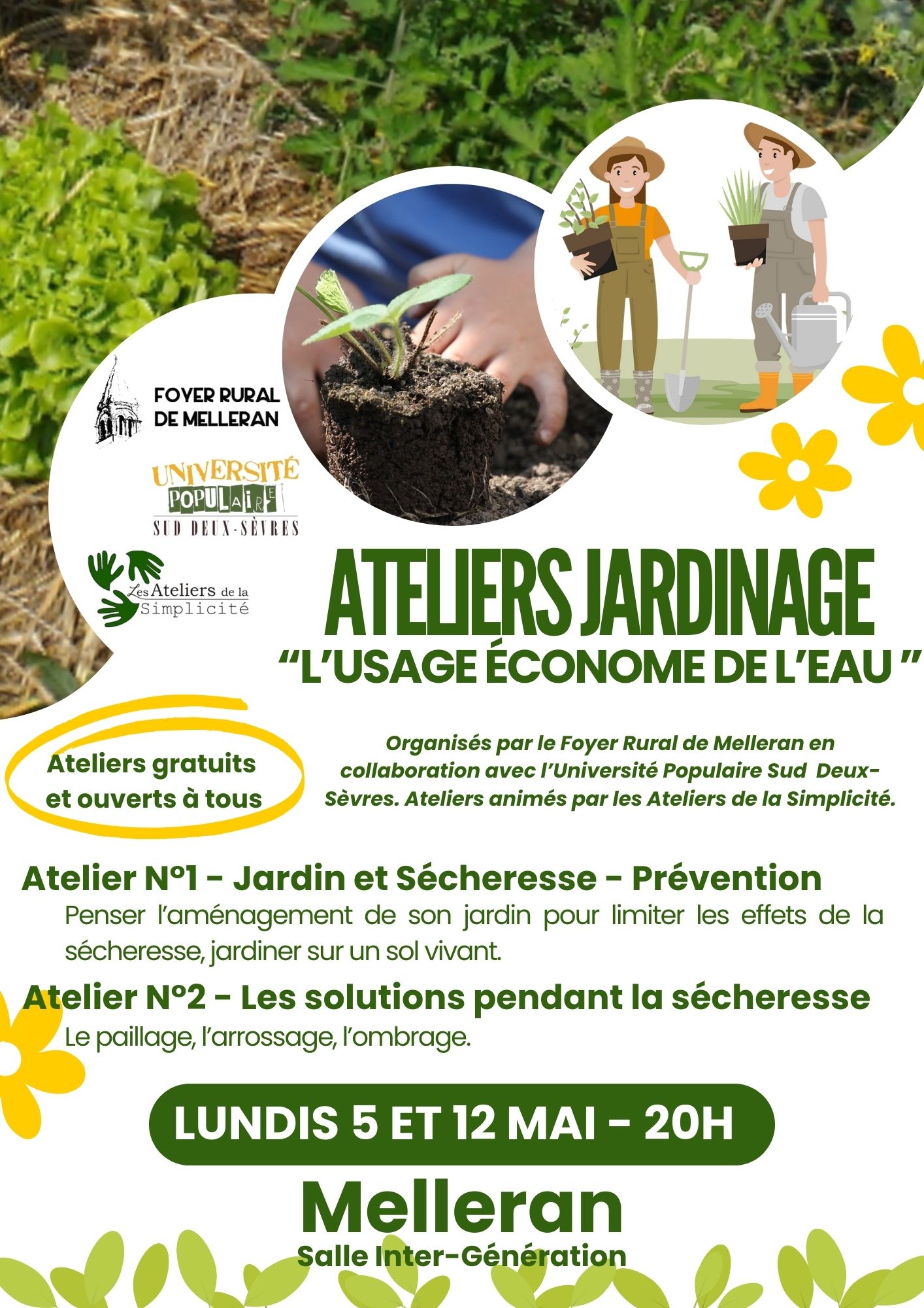 Ateliers jardin à Melleran