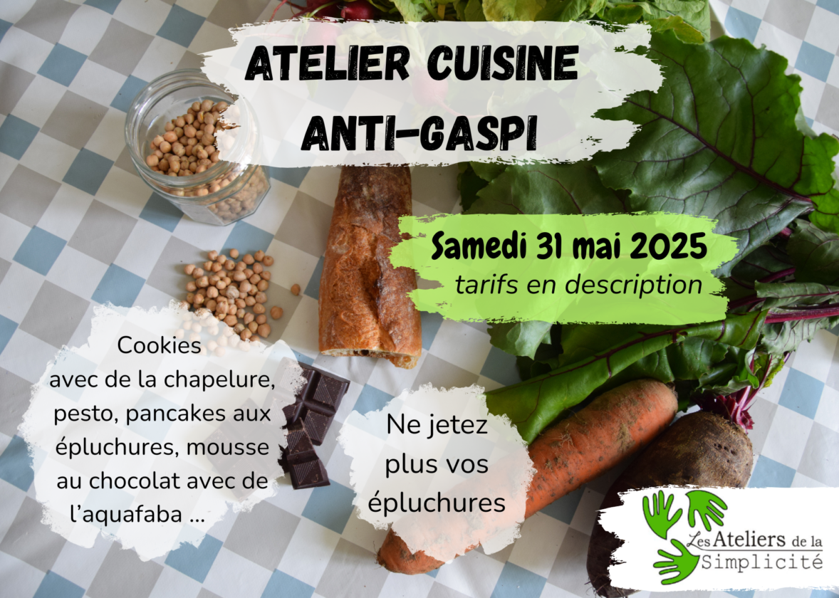 Atelier pratique : cuisine anti-gaspi