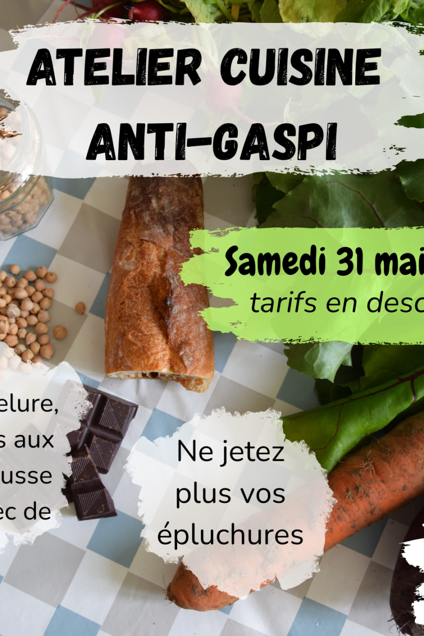 Atelier pratique : cuisine anti-gaspi