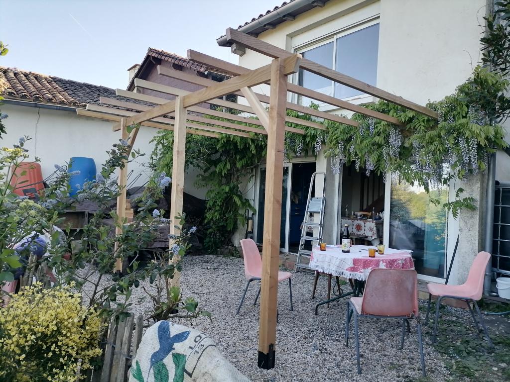 Retours sur le chantier pergola